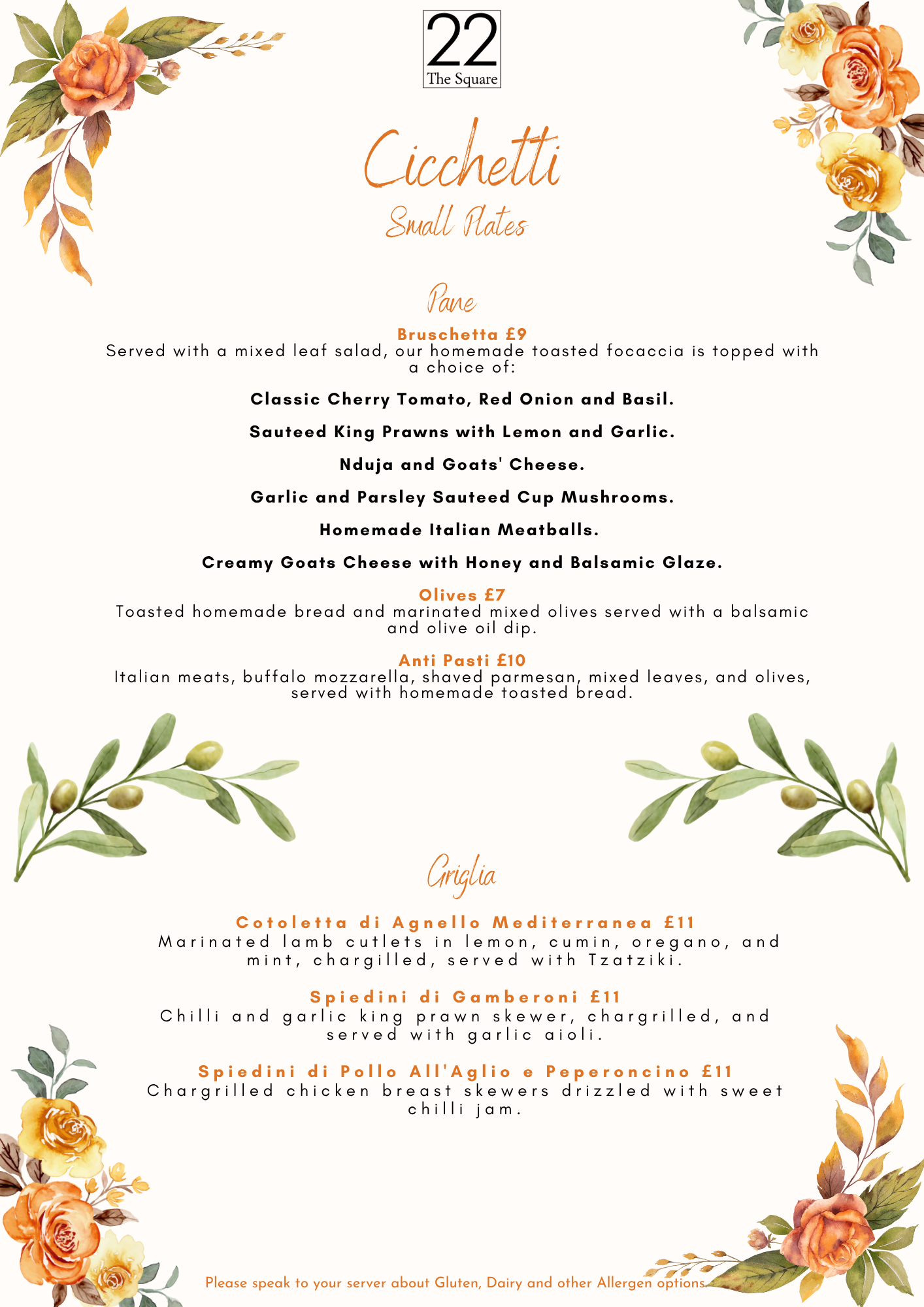 Cicchetti — Small Plates